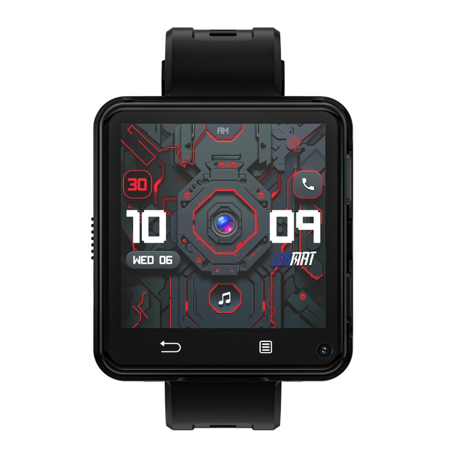 4G mit Nano SIM -Kartensteckplatz, 2,64 Zoll Touchscreen, 4 GB + 64 GB Speicher, Unabhängiger Telefonanruf, WLI -GPS -BT -Smartwatch, Schrittzähler