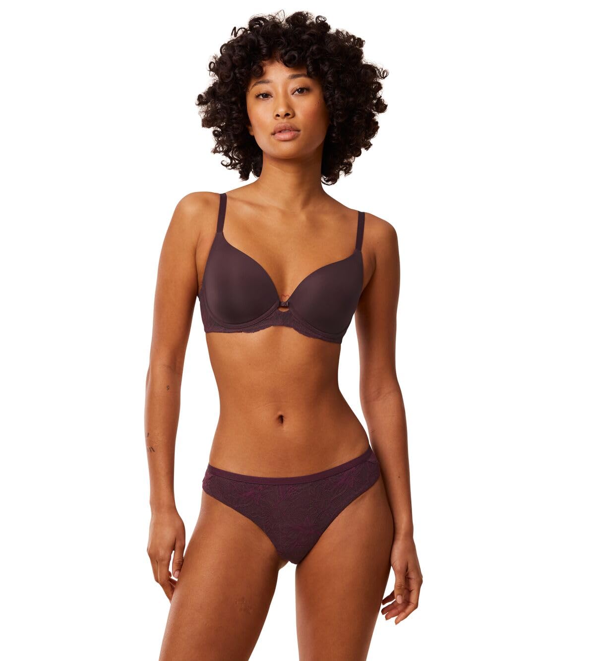 Triumph Women's Amourette Charm T Whp01 Bra, Deep Burgundy, 36D