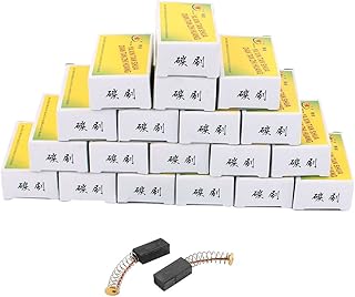 Aexit 20 Pairs Tools & Equipment Electric Drill 14mm x 7mm x 5mm Motor Carbon Brushes Brushes & Dusters Spare Part