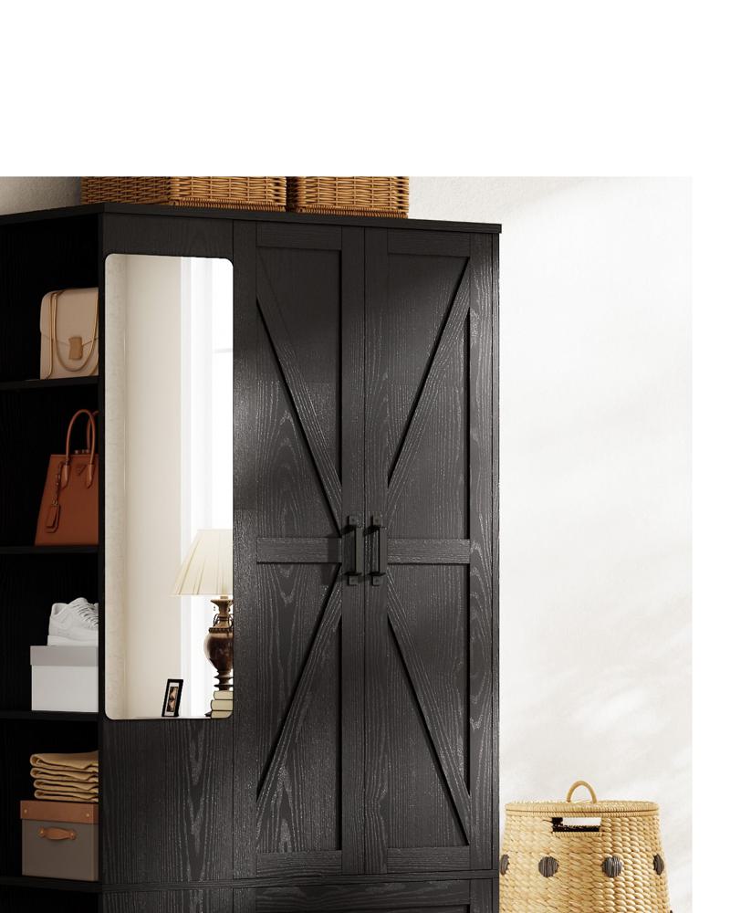 Amazon.com: LIKIMIO Armoire Wardrobe Closet 70 Inches, Large