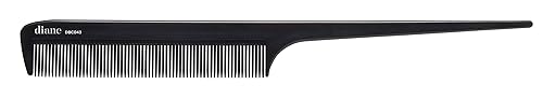 Diane Ionic DBC043 - Peine de cola de rata  Peine de dientes finos antiestáticos y corte de pelo, herramienta de peinado para mujeres, hombres,