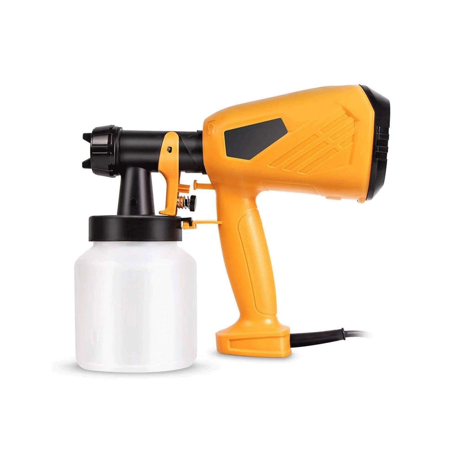 Pulverizador de Pintura portátil, Pistola de pulverización de Pintura eléctrica de 400 W y 800 ml con 3 Patrones de pulverización, contenedores Desmontables de 800 ml, fácil de pul