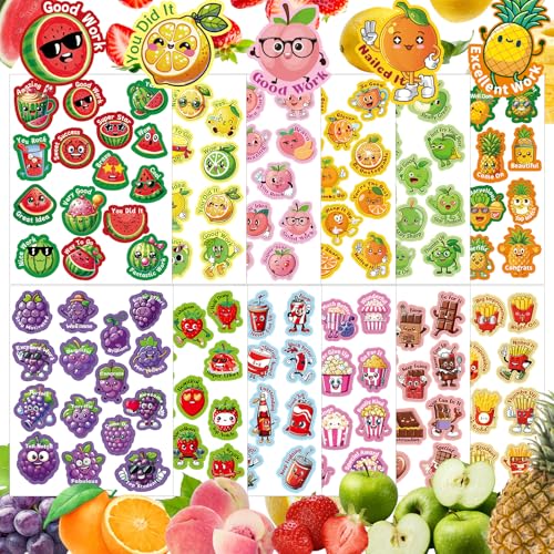 Kalysky 360 Scratch and Sniff Smelly Stickers Scented Stickers for Children