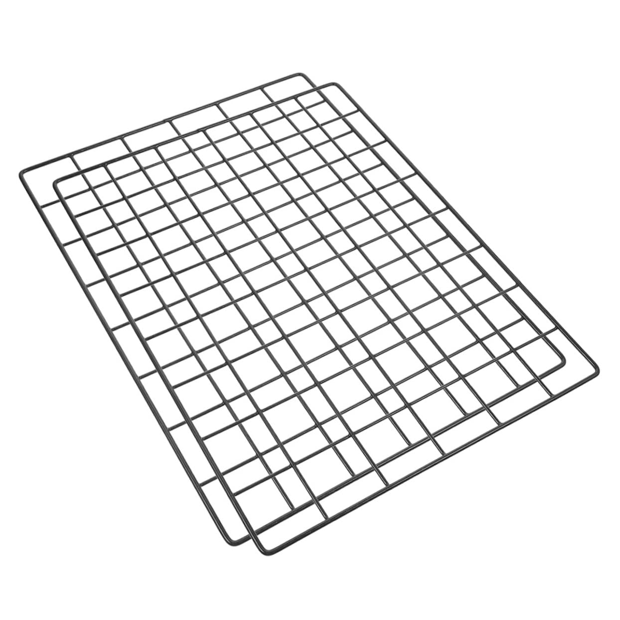 HAWILLOSCH 2pcs Nordic Style Iron Photo Frame Wall Rack Metal Grid Storage for Wall Decor