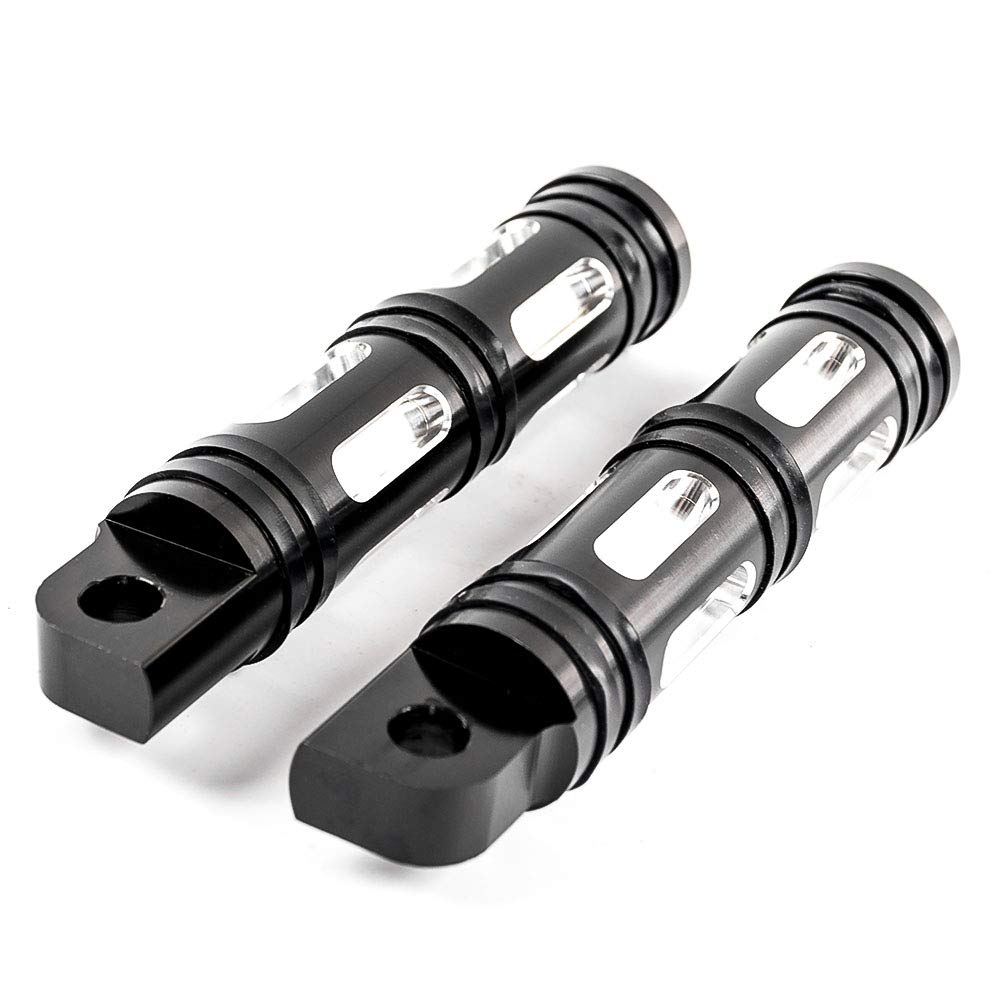 Motorcycle CNC Cut Style Foot Pegs Rest Fit For Harley Dyna