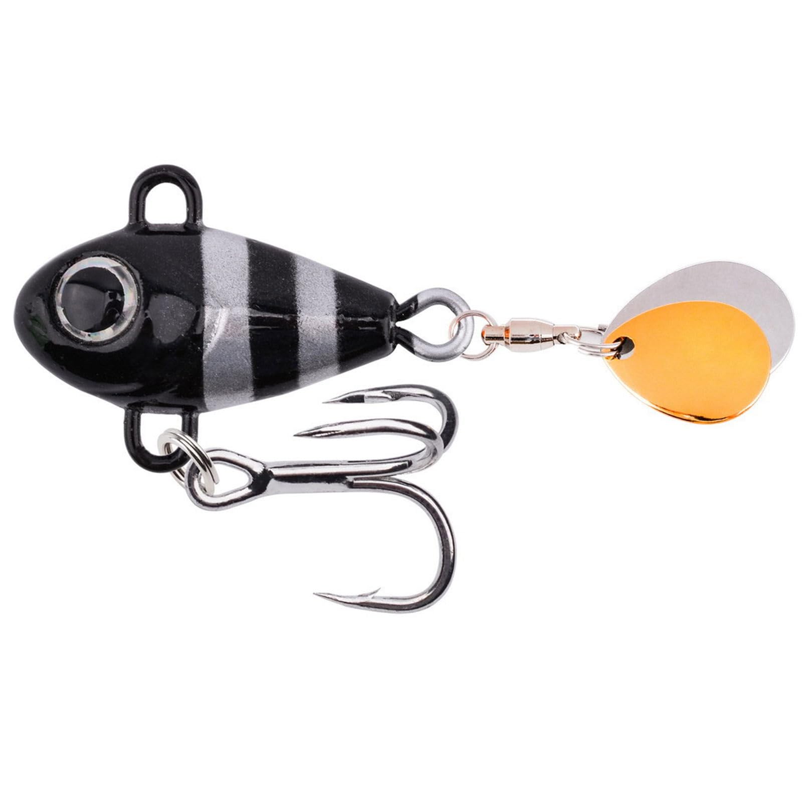 Buxuaaaa Artificial Hard Baits Sequins Tackle Crankbait Vibrations Spinner Sinking Baits Enhances Fish Attracting Swimming Fishing Lures