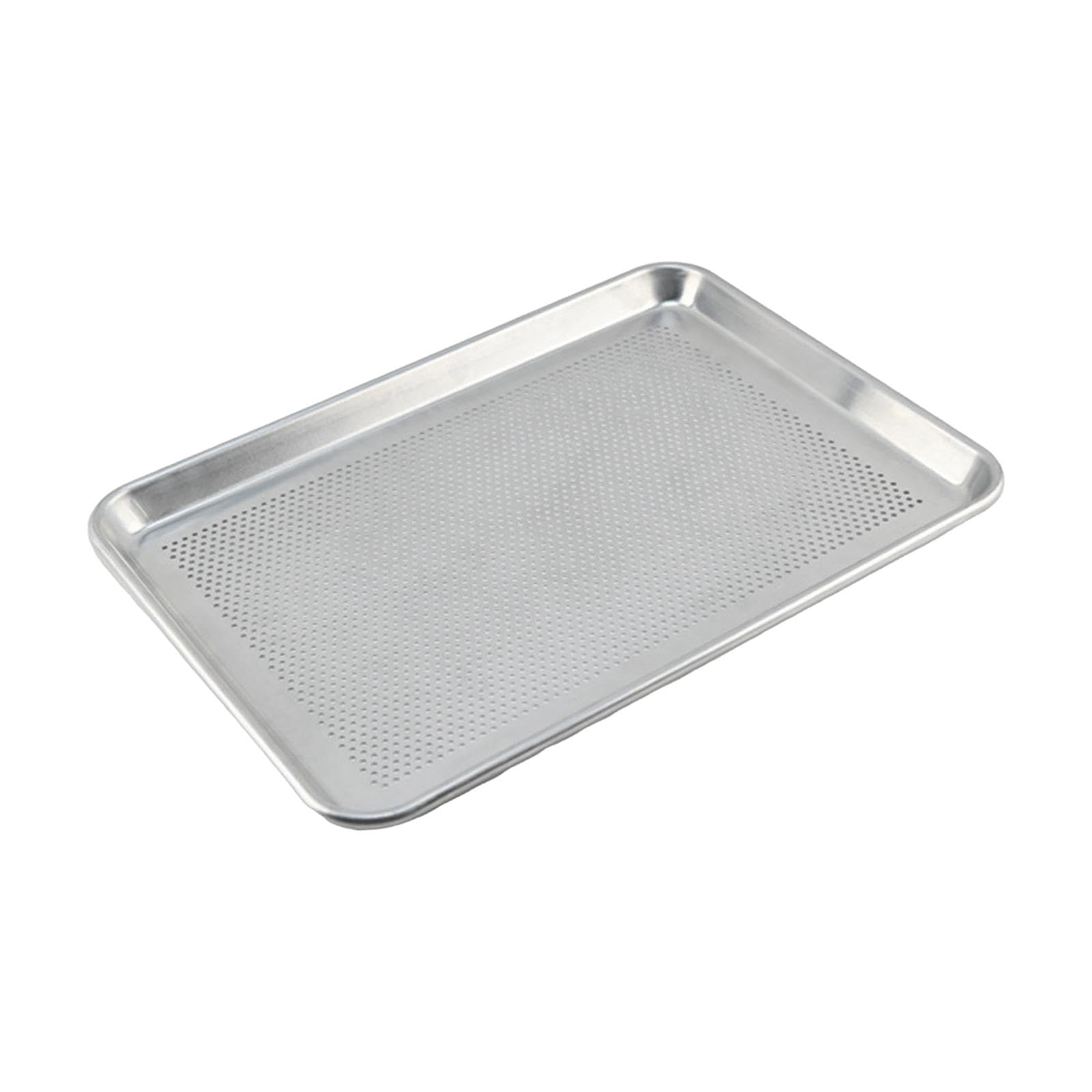 KESOTO Bandeja perforada para hornear, bandeja para galletas, bandeja para Pizza para horno para asar, 46x33cm