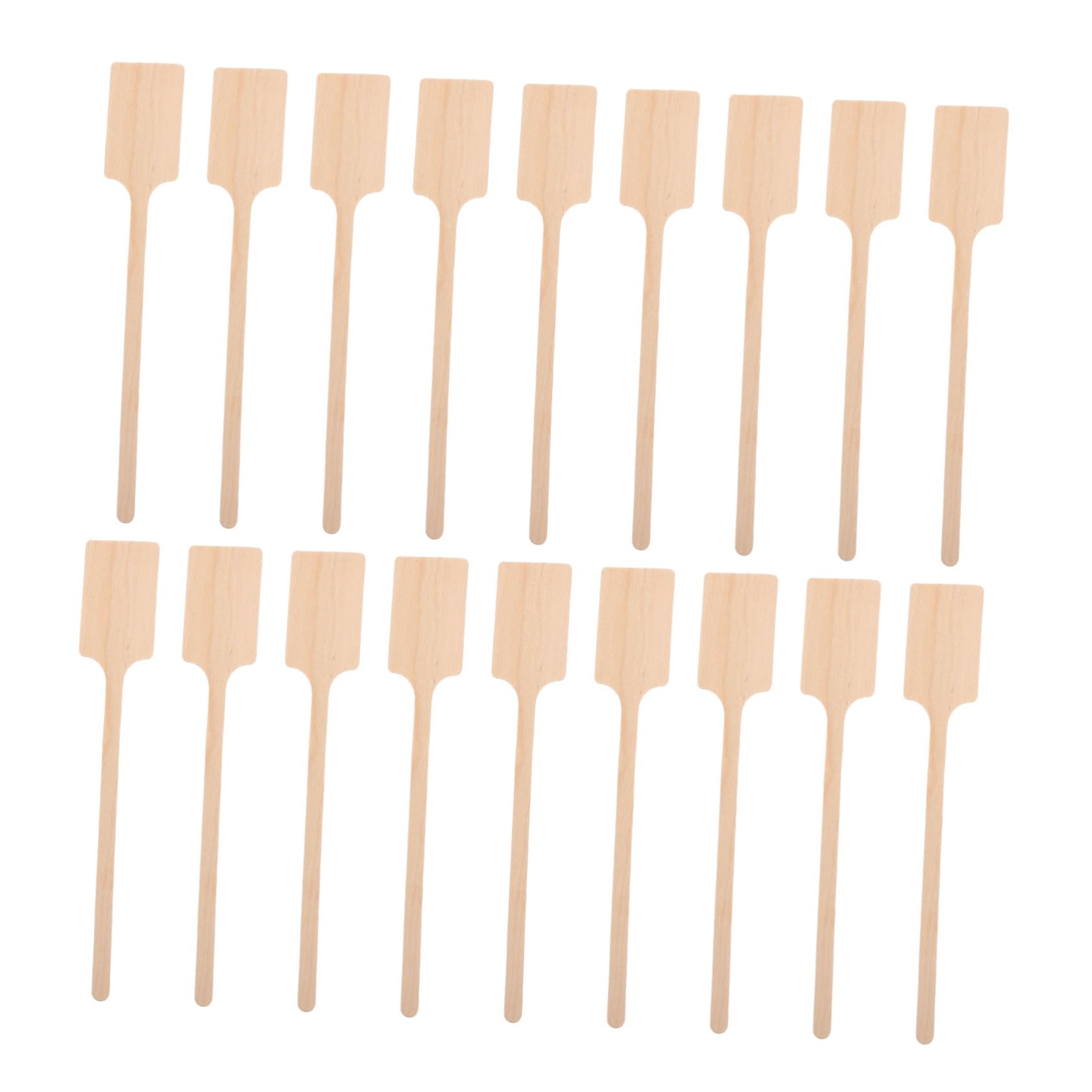 UTHCLO Stylish Wooden Mixing Stick 10/pack Ideal for Coffee Tea Cocktails Smoothies