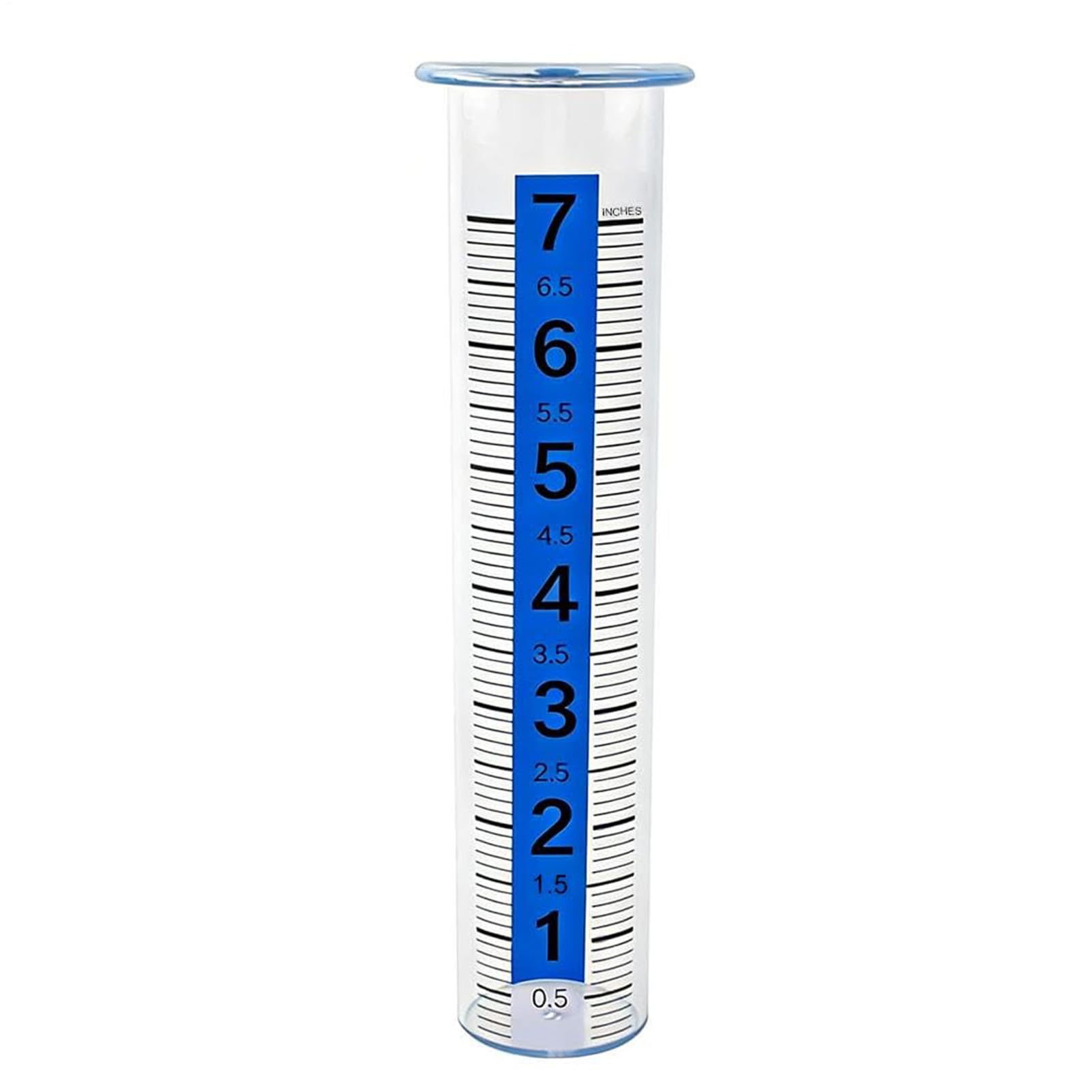 Rain Gauge Tube | Large Number Clear Monitor | 8-inch Rain Gauge Replacement Tube | for Garden Pathway Backyard Farm Patio Lawn Landscape Balcony Greenhouse