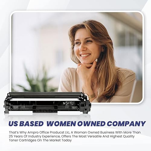 Miniatura 2 de Ampro Tóner MICR CF230A o HP 30A MICR compatible con HP Laserjet Pro M203d, M203dn, M203dw, MFP M227d, MFP M227fdn, MFP M227fdw (imprime 4800