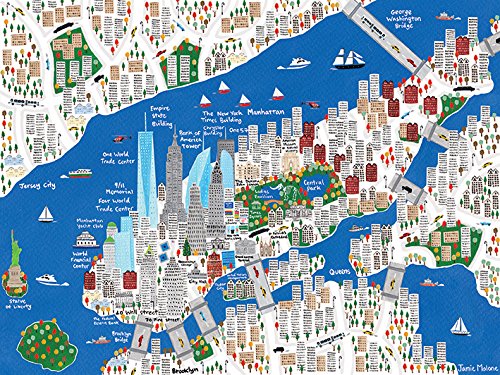 Toile imprimée Jamie Malone New York pour salon moderne et contemporain