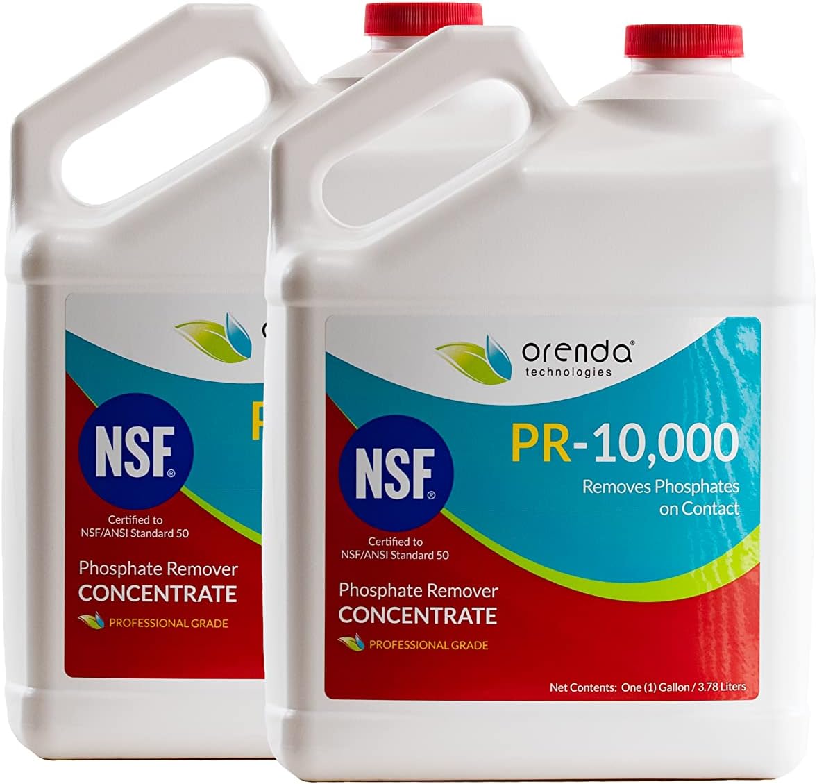 PR-10000, Phosphate Remover Concentrate, for Swimming Pools, 1 Gal - 2 Pack ORE-50-227-2