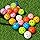 THIODOON Practice Golf Training Balls Limited Flight 40mm Hollow Plastic Colored Airflow Golf Balls for Swing Practice Drivin