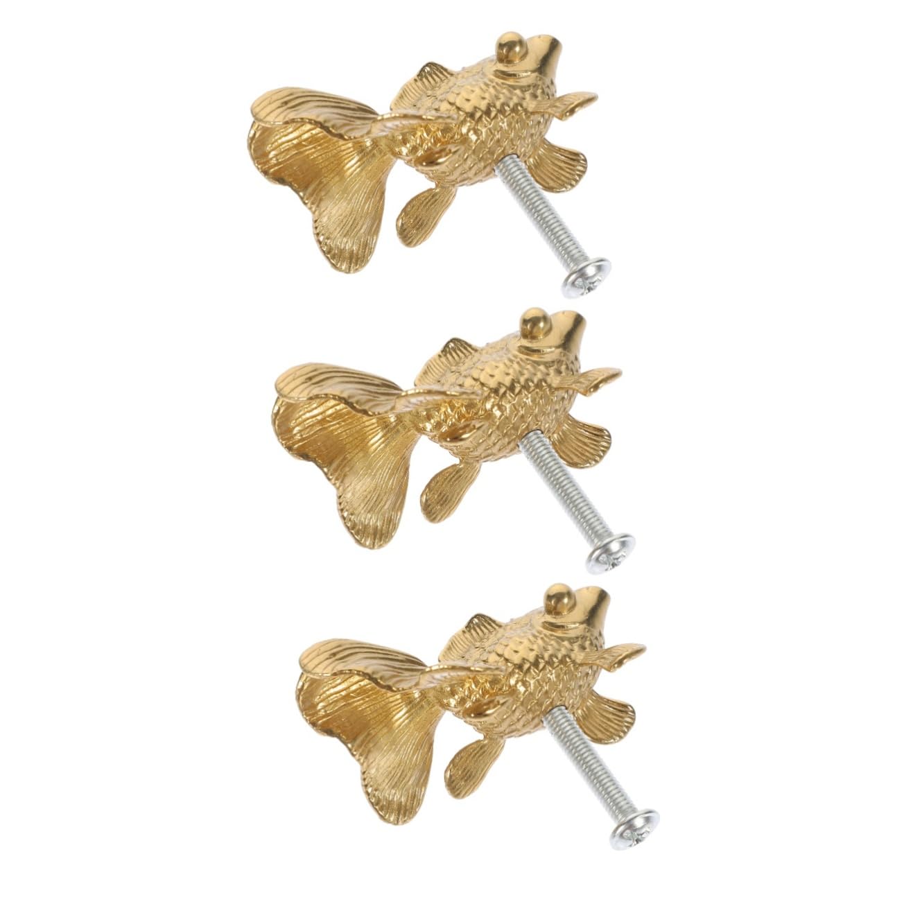 OSALADI 3 Pomelli Decorativi in ​​metallo Per Cassetti A Forma Di Animale Facili Da Usare