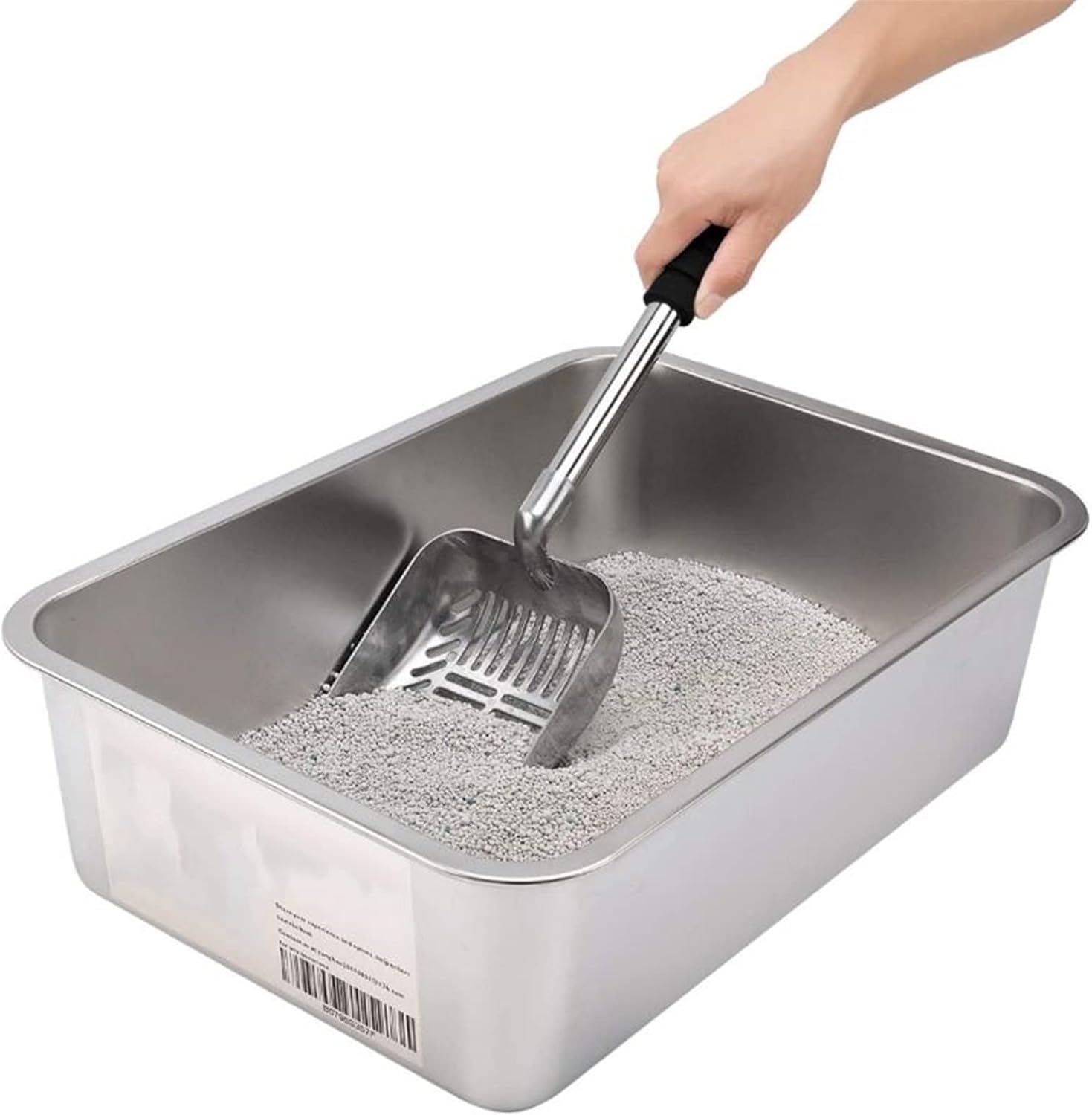Cat Litter Scoops Cat Garbage Shovel Deep Foam Cushion Grip Long Handle and and Pet Supplies