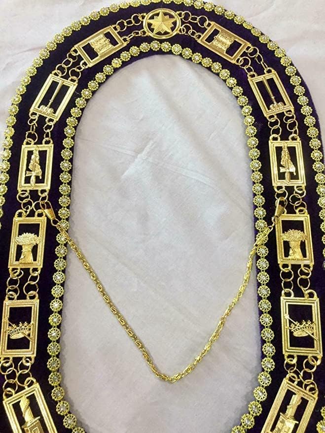 Eastern Star Order OES & Masonic Collars, Purple