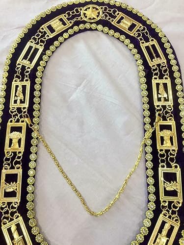 Eastern Star Order OES & Masonic Collars, Purple