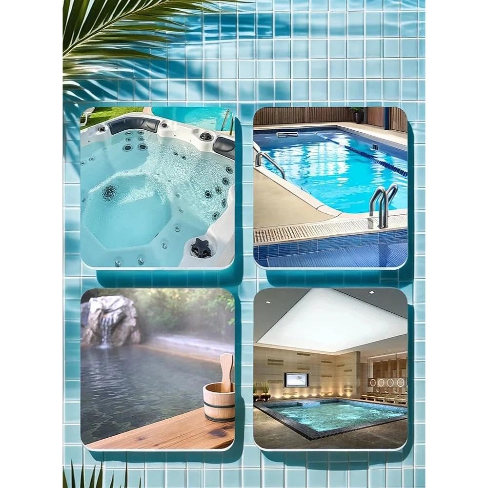 Générique Pompe à Chaleur pour Piscines Chauffe-Piscine électrique 11 KW 220 V avec Thermostat 25-50 °C, Compatible avec Les Hors Sol et enterrées, Les spas et Les baignoires. Écran Tactile.