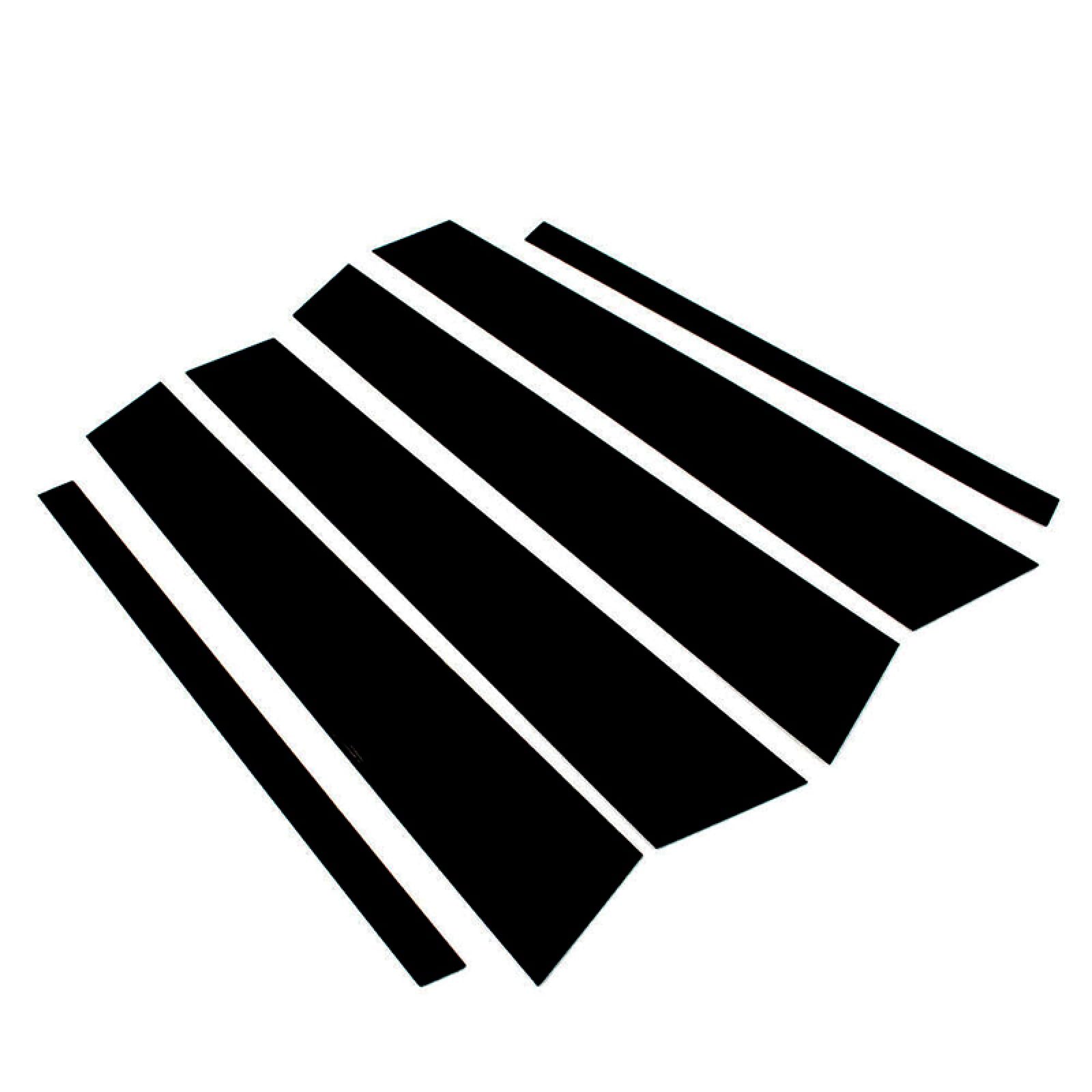 Copri Montanti Finestrini Per BMW X1 E84 2010-2015 - Nero Lucido, Per Colonne B E C - Foto 5