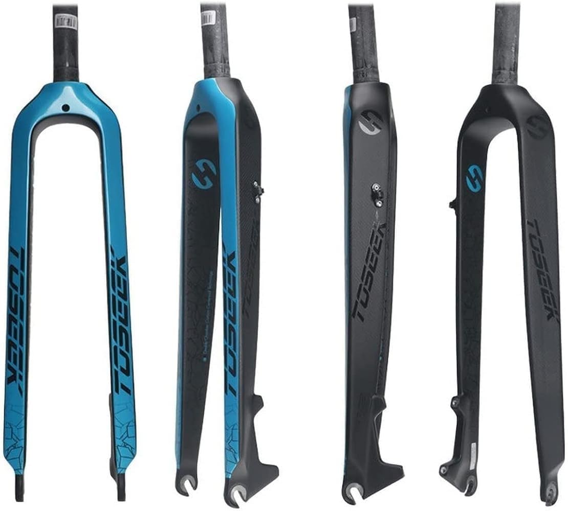 WIQUYBML Bicycle Rigid Fork Full Carbon Bike Front Forks Disc Brake MTB Straight Accessories 29