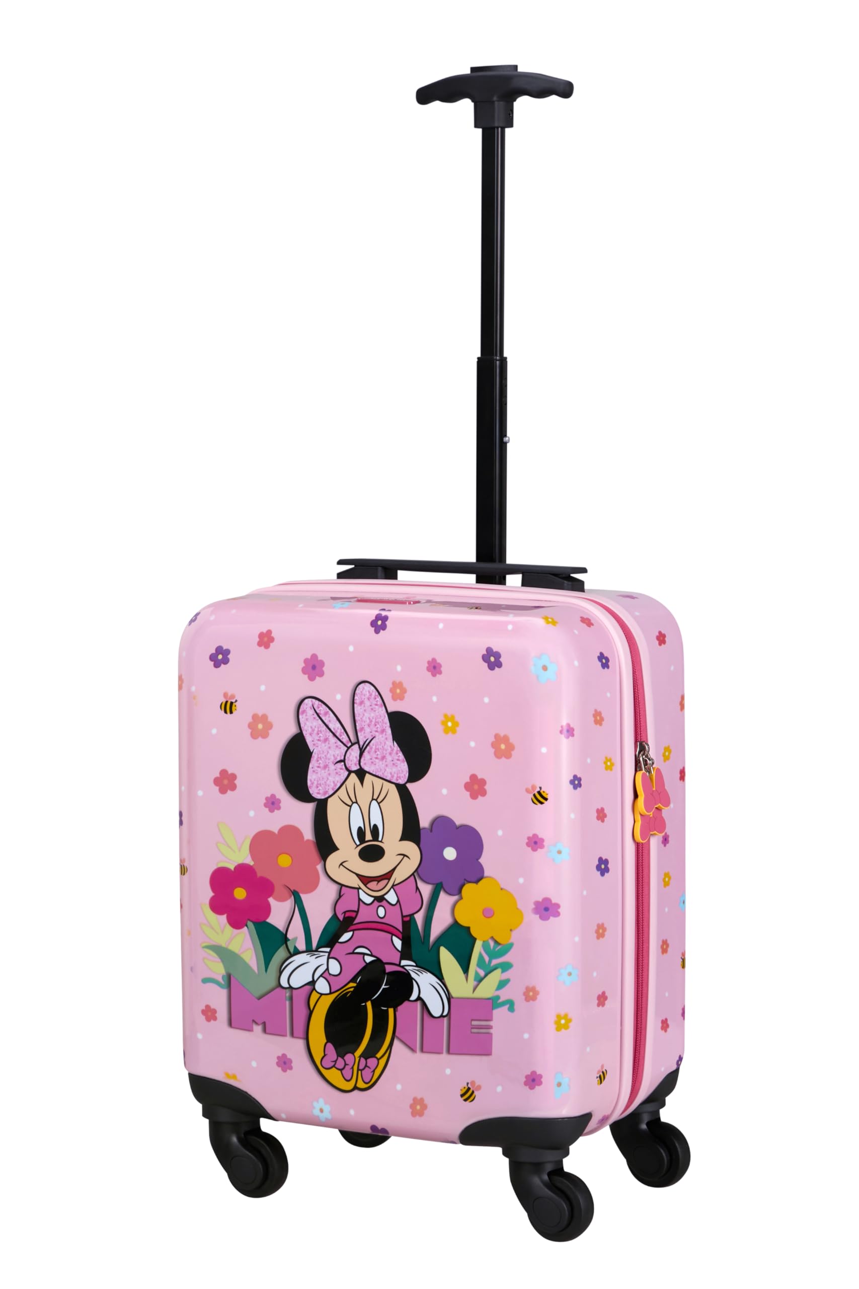 Samsonite Daydream Disney - Minnie Mouse Kinderkoffer 45 x 33 x 20 cm, 24 L - Hartschalen Handgepäck Trolley, passend für die meisten Airlines inkl. EasyJet - mit 4 Rollen - Minnie Flower Power