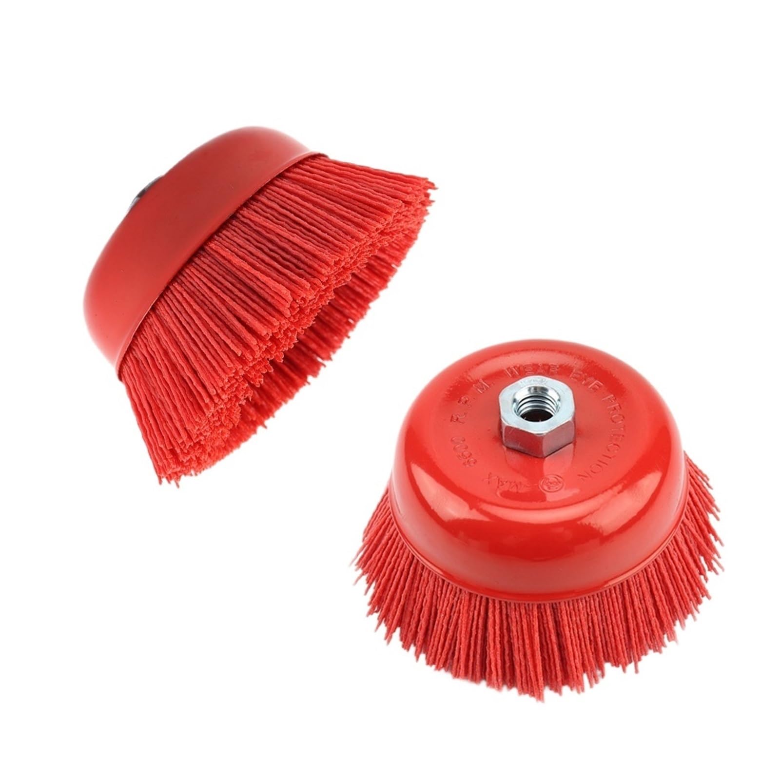 Spazzola in nylon da 5 pollici Ruota a tazza abrasiva 125 mm for strumento di pulizia for sbavatura lucidatura del vetro for la lavorazione legno in metallo(M16)
