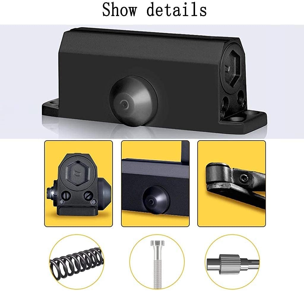 Automatic Door Closer, Spring Hydraulic Door Closure, Residential and Commercial Adjustable Spring Hydraulic Door Closer, 3 Colors (B)
