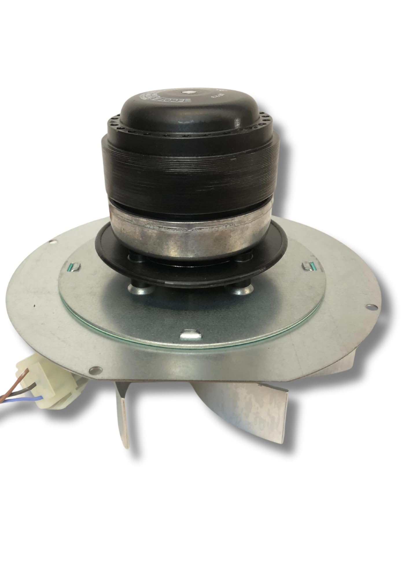 ESTRATTORE ASPIRATORE FUMI PER STUFE A PELLET CON MOTORE ECOFIT 2RECA3, FANDIS VFCA23 con Ventola da 25mm di altezza, Potenza 23/27 Watt, Diametro ventola 150mm