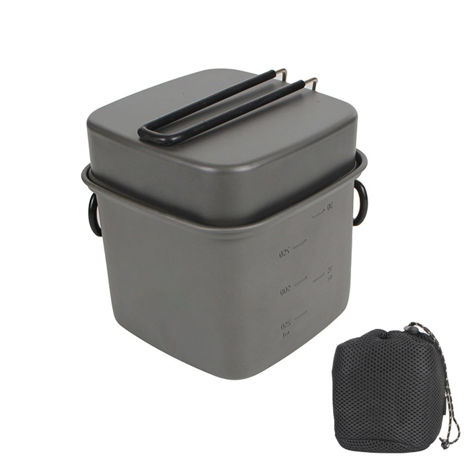 Ustensiles de cuisine de camping en aluminium durable et performant