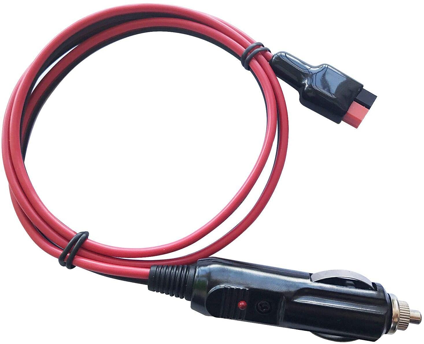 Cavo Adattatore Halokny Presa Accendisigari Auto Femmina A Connettore Anderson 45A 12V - Lunghezza 50cm, Filo 12 AWG