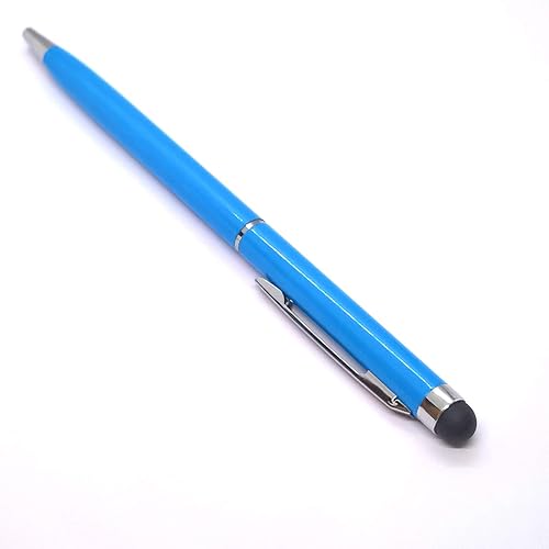 Miniatura 5 de Paquete de 2 lápices táctiles universales 2 en 1 para dispositivos Android, teléfono móvil, teléfono celular, tableta, iPad, iPhone (azul y verde)