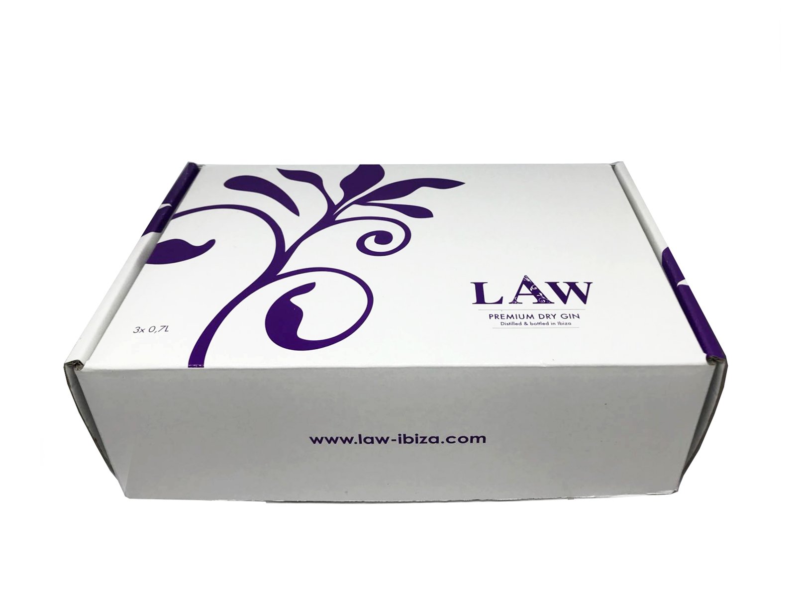 Law Premium Dry Gin Ibiza - 3 x 70cl