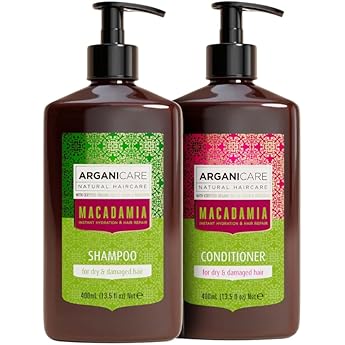 ArganiCARE Hair Care Kit 2 Pieces Set Routine R paratrice - Argan & Macadamia