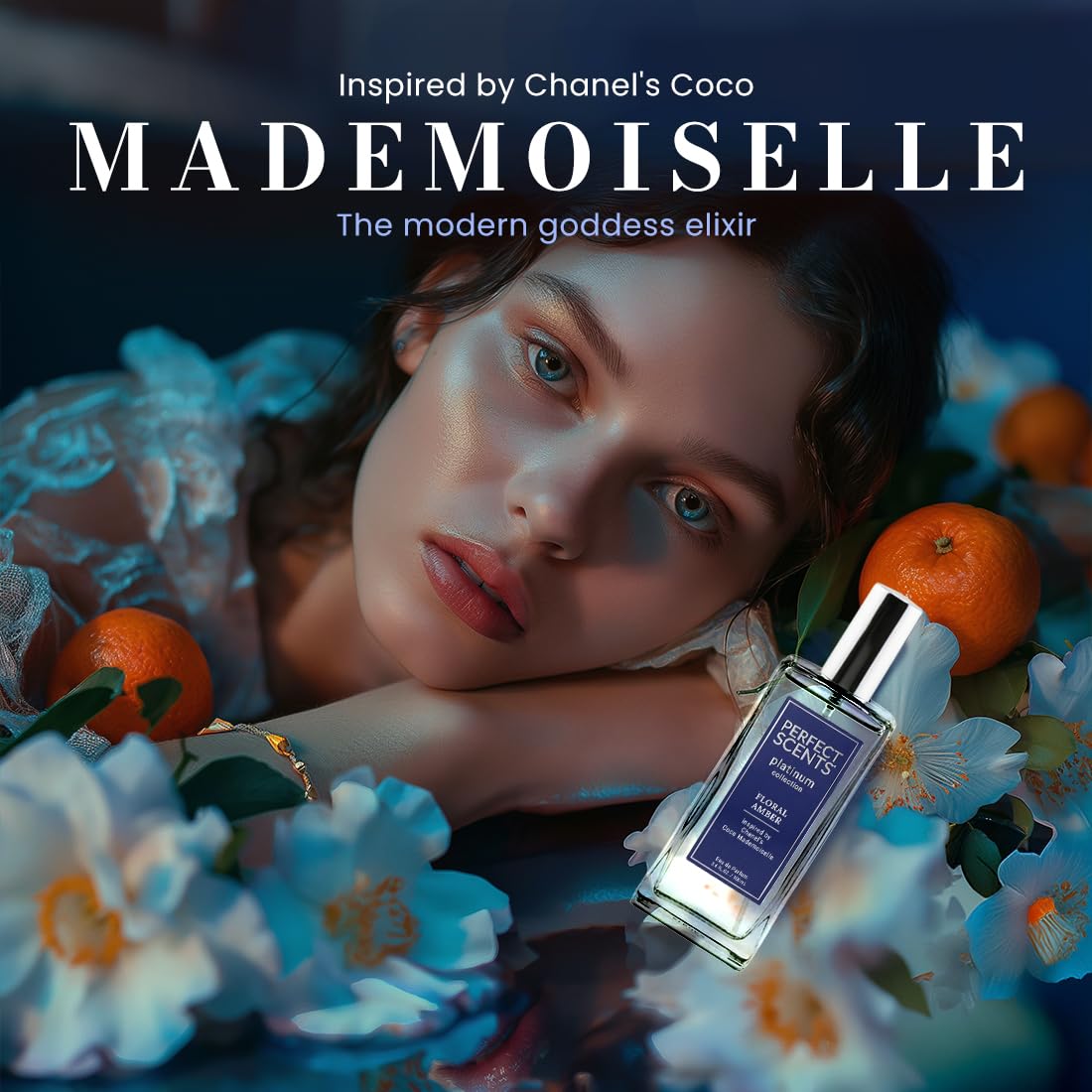 Amazon.com: 完美香味香精| 靈感來自香奈兒的可可Mademoiselle | 白金