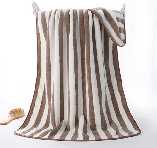 Miniatura 8 de cdar Toalla de baño, juego de toallas de baño de tacto suave, toallas de microfibra altamente absorbentes para el cuerpo, secado rápido, toallas de