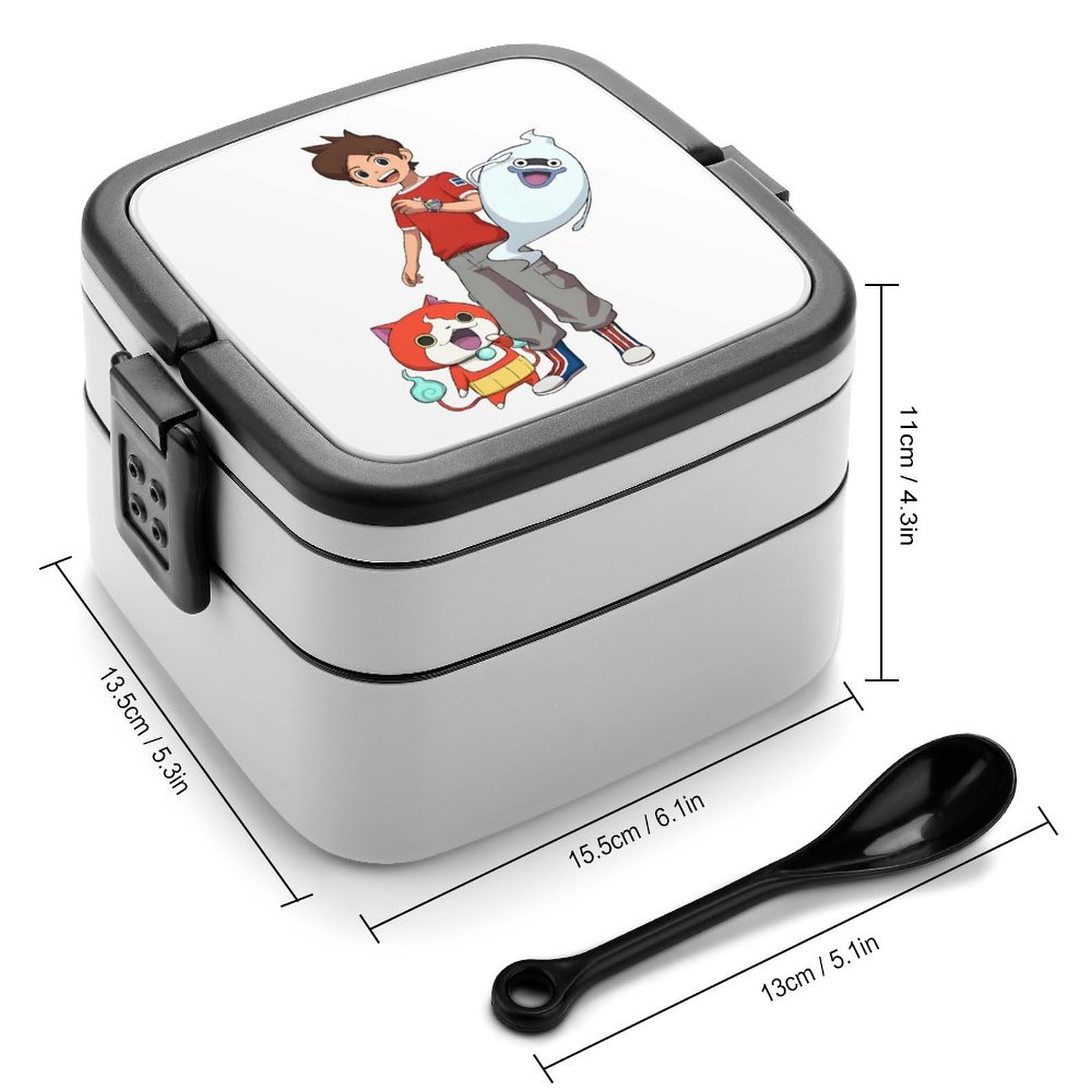 Amazon | 妖怪ウォッチ-94 ランチボックス 二層 食器付き アニメグッズ