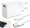 67W Schnellladegerät mit 1m USB-C Kabel kompatibel mit Xiaomi 14 13 12 Poco F7 F6 Redmi Turbo 4 3 Note 14 13 12 11 10