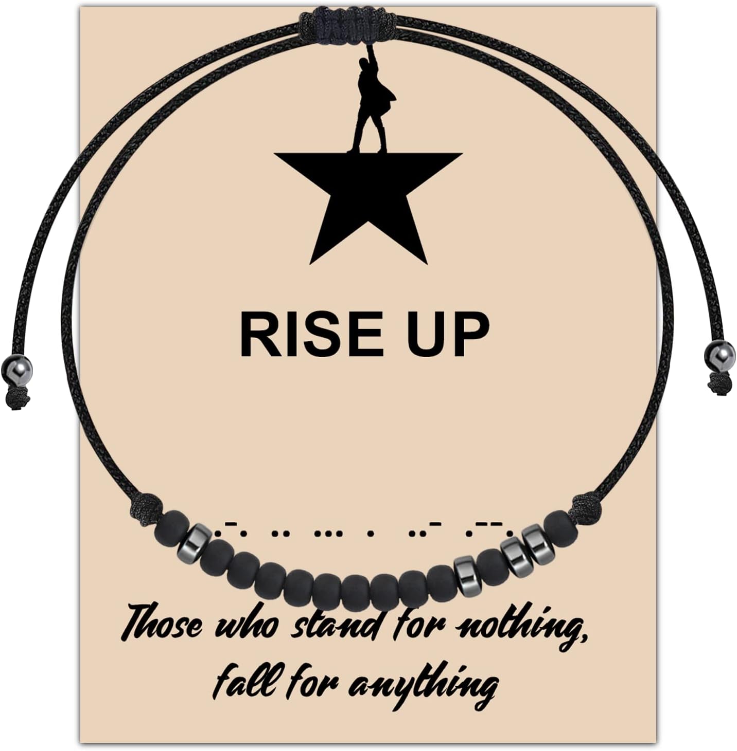 Sponsored Ad - Musical Inspired Gift, Morse Code Bracelet for Musical Lover Theatre Gift