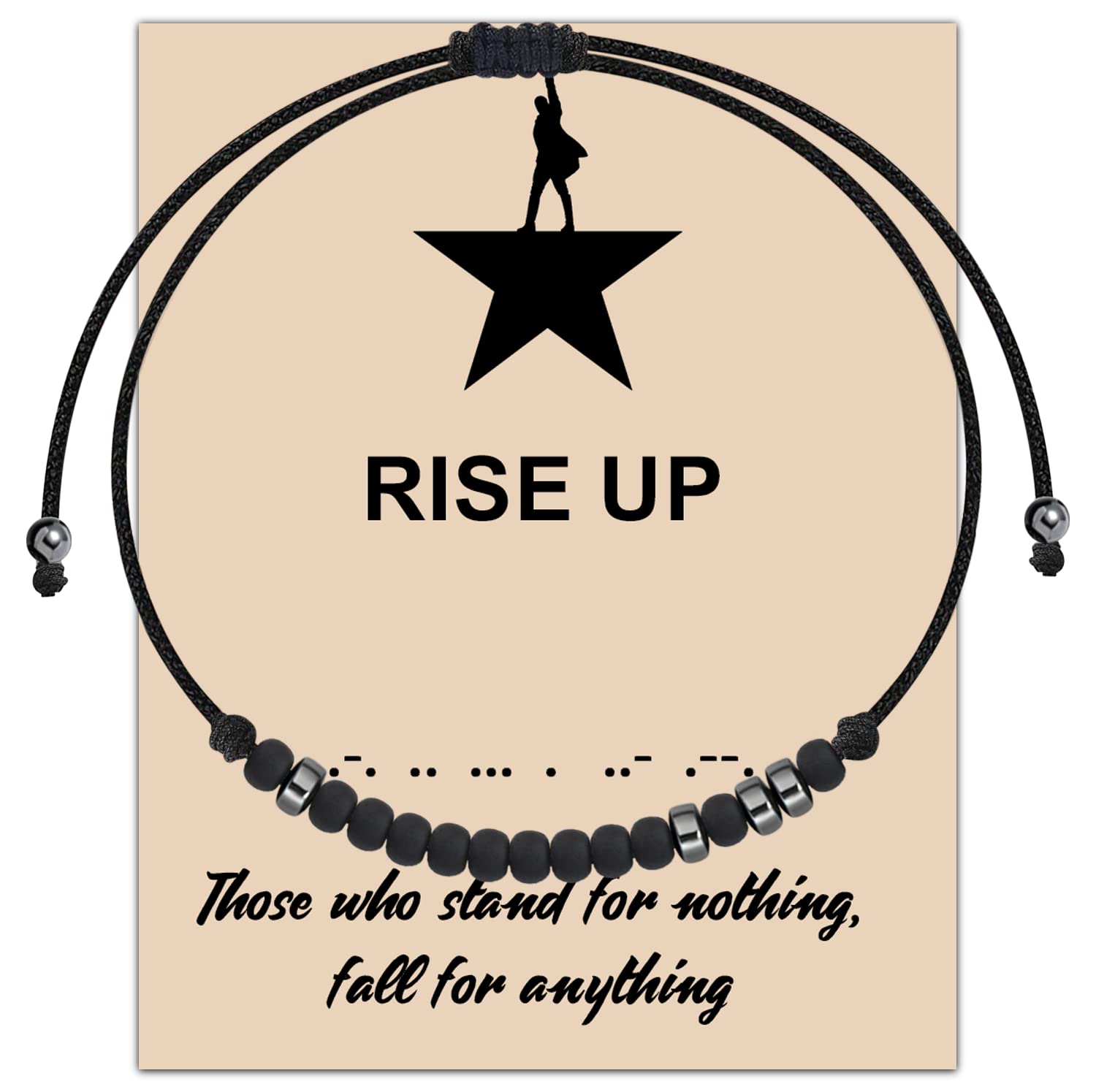 Sponsored Ad - Musical Inspired Gift, Morse Code Bracelet for Musical Lover Theatre Gift