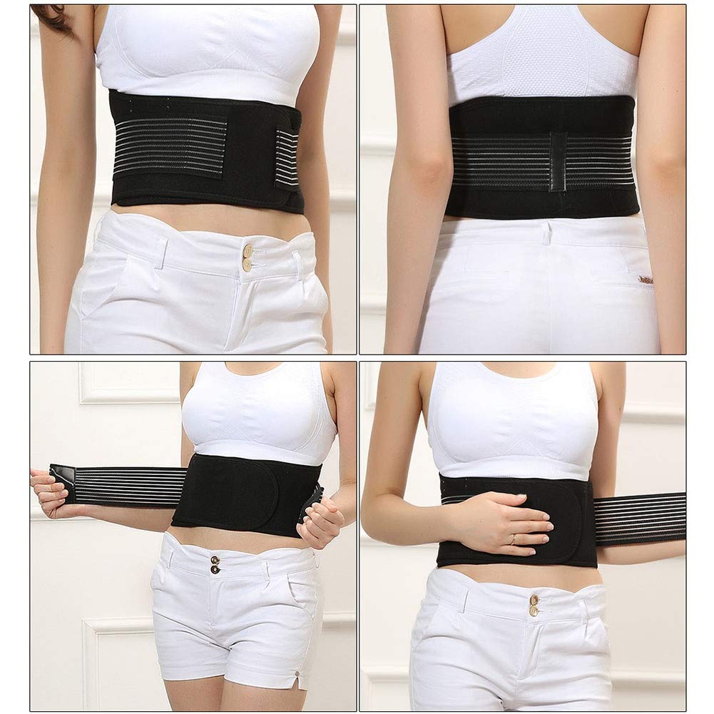 Soporte Lumbar Brace para la Espalda Inferior Alivio del Dolor Espasmos en la Espalda Ciática Hombres y Mujeres Levantamiento de Pesas Cintura Cinturón de Gimnasia para Deportes (Size : XL)