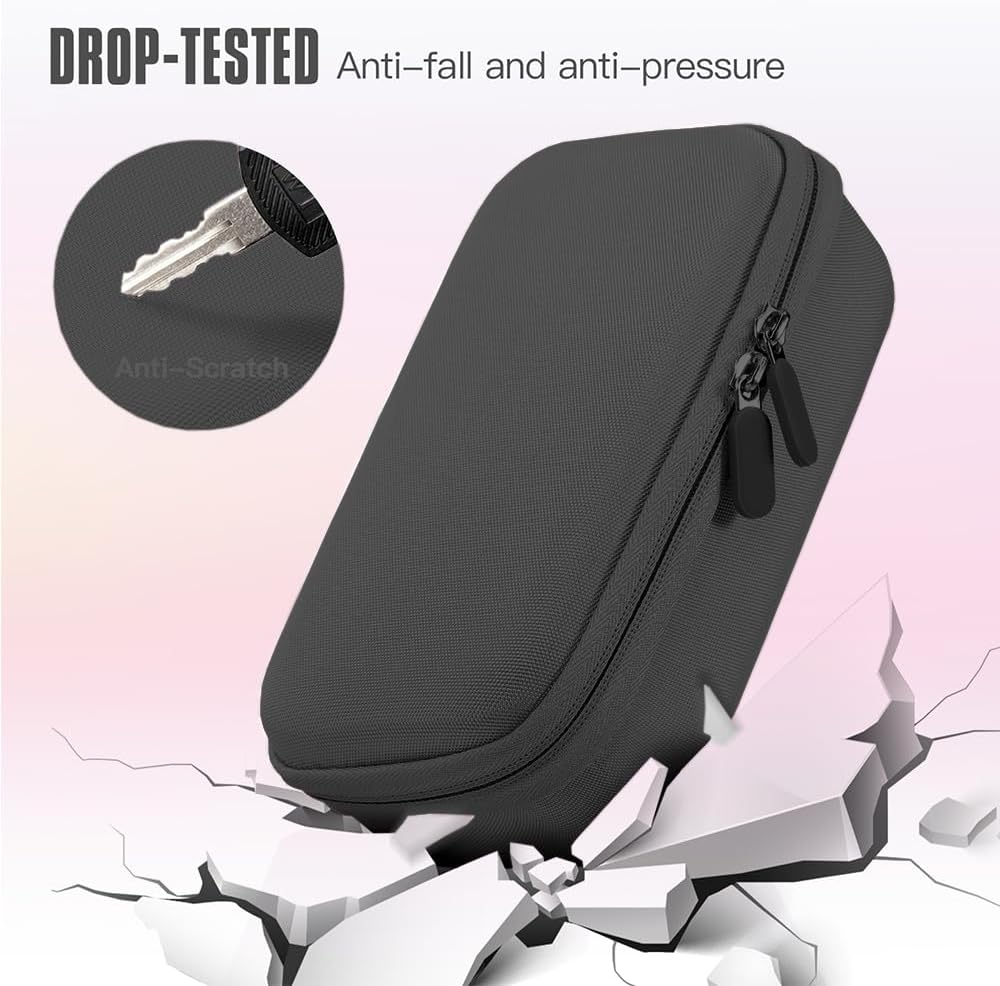 Camera Bag Carrying Case Compatible with Canon G7X Mark III/ G7X Mark II Digital Camera, Hard Bag Suitable for Travel and Home Storage (Black) - Image 3