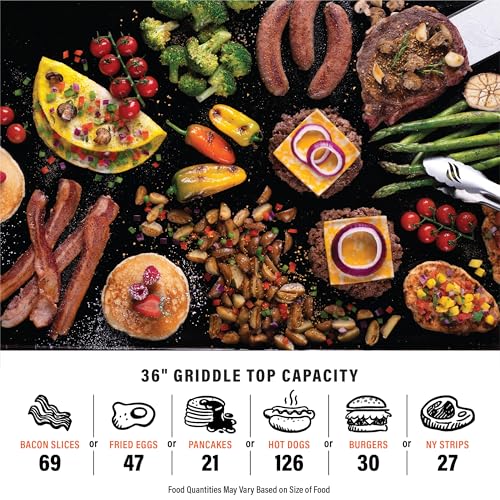 Blackstone 36” Cabinet Griddle with Air Fryer Combo