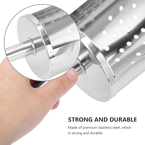 Miniatura 7 de DOITOOL Butterscotch - Cuchara de hielo de metal con agujeros, cuchara de cocina, cubo de hielo de acero, pequeña cuchara de azúcar, cuchara de