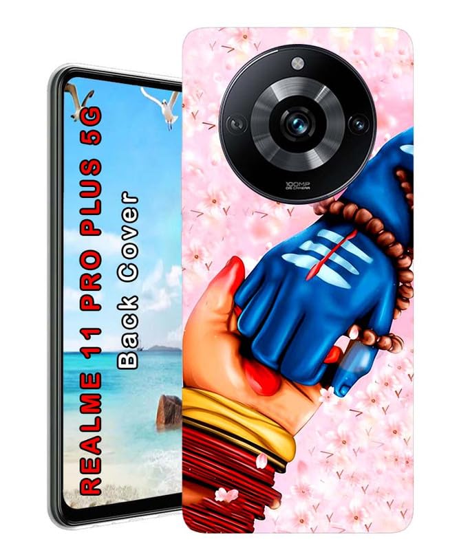 HOMEGURU Soft Flexible Printed Back Cover for REALME 11 PRO Plus 5G