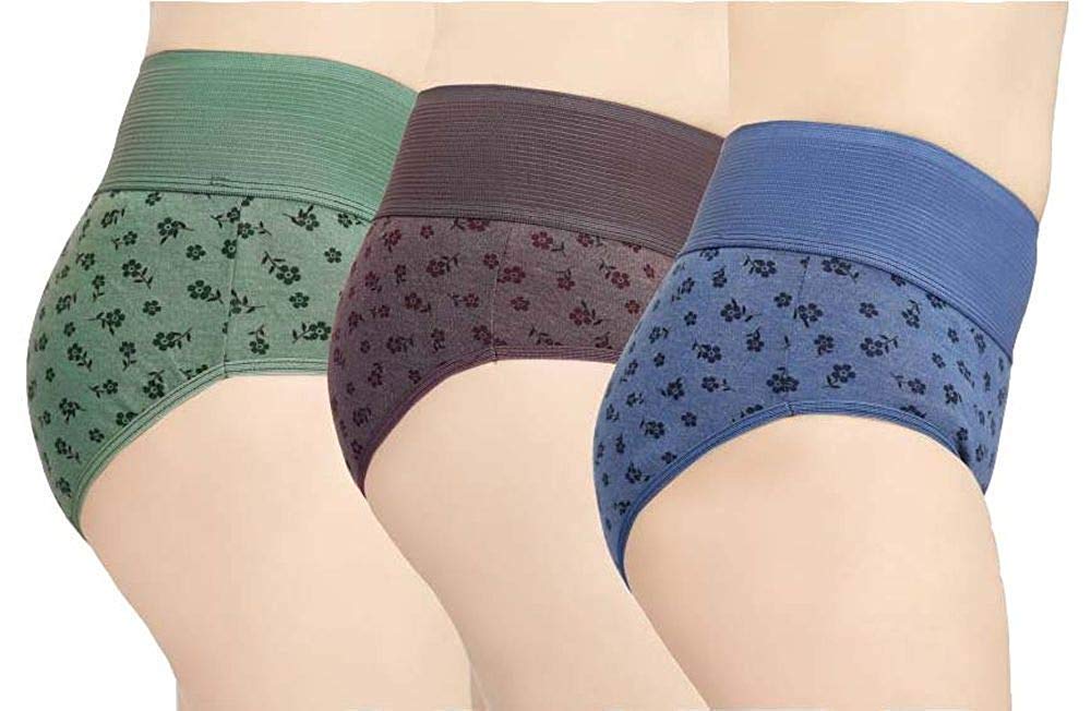 aquazzura Panty Combo Pack of 3 Cotton Lycra Panty- Multicolor-picture-34