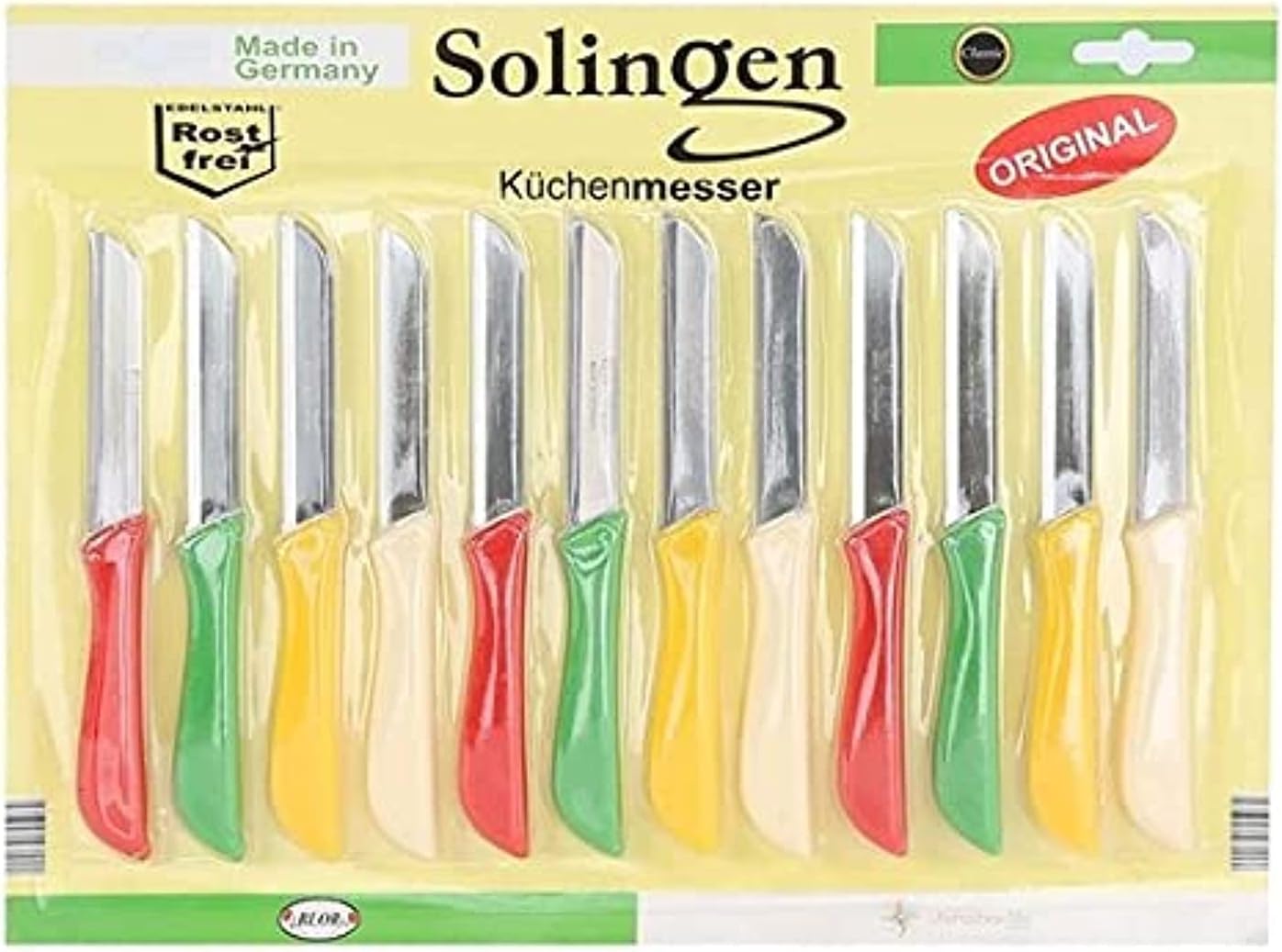SolingenKnife Peeler 12pcs Set Multicolour