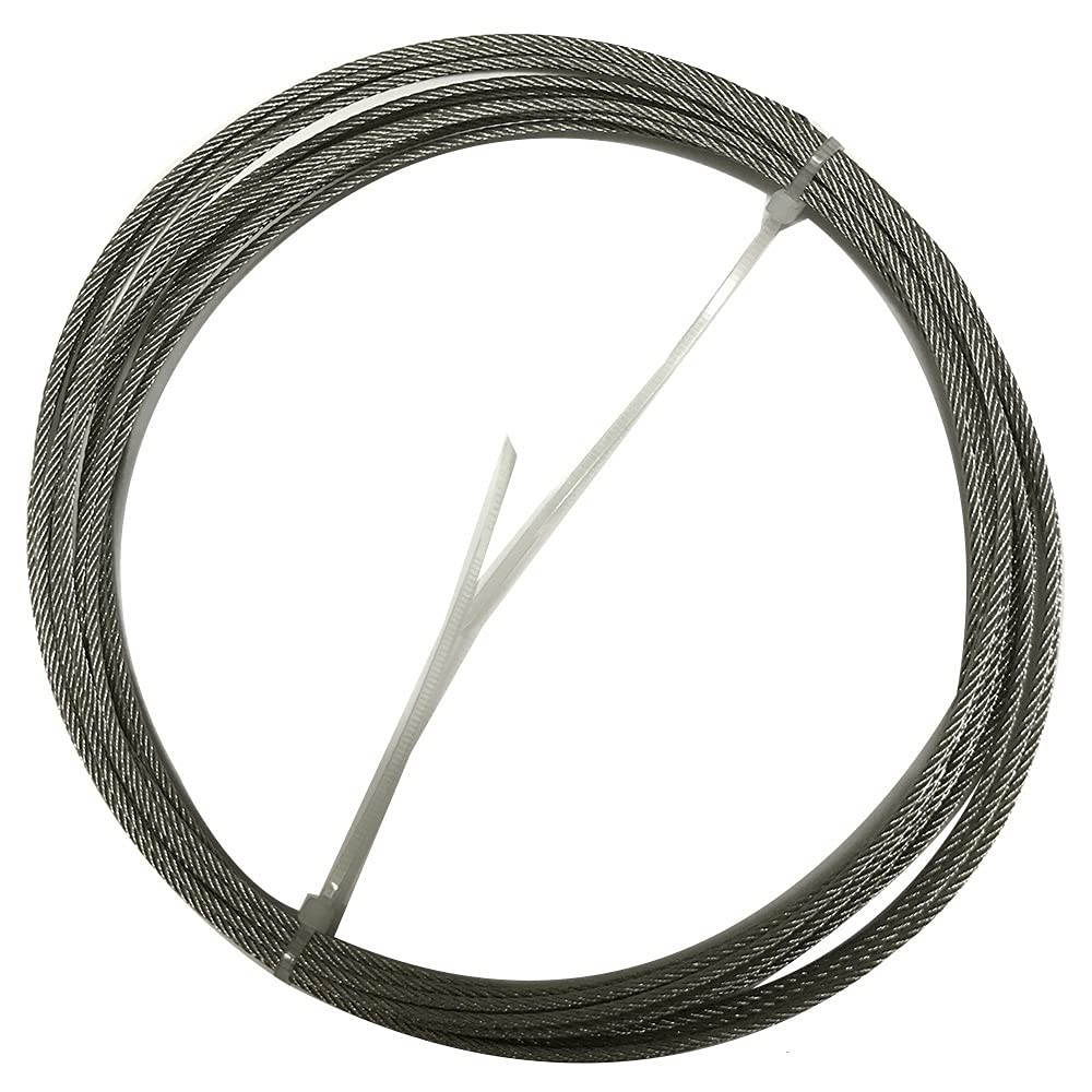 Corda In Acciaio Inox Seilwerk STANKE V4A A4, 4 Mm, 7x7, 40 M, Carico Di Rottura 919 Kg