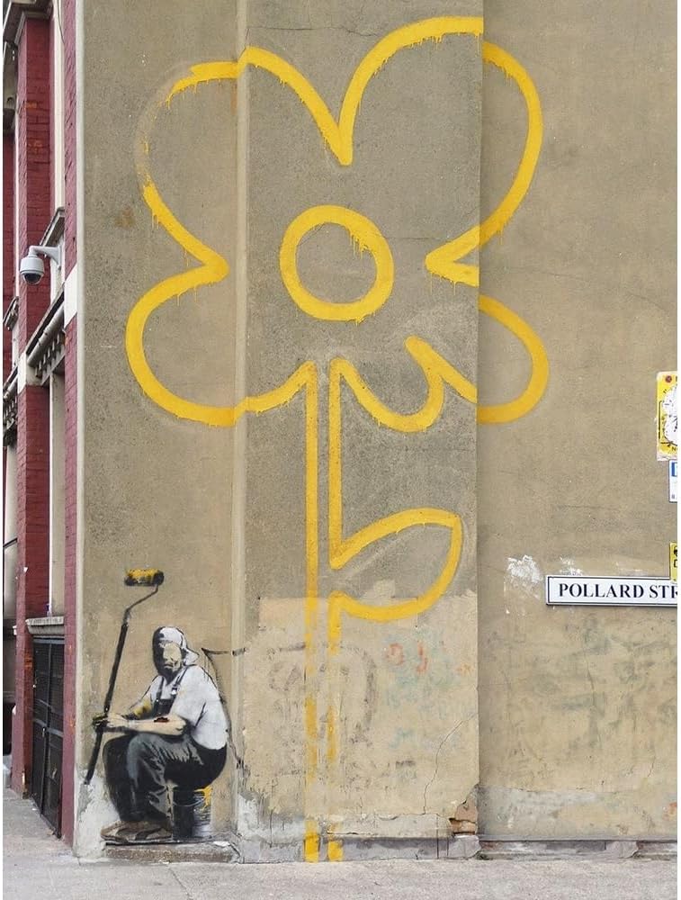 ArtDirect Pollard Street - London (graffiti attributed to Banksy) Unframed Art Print Giclee Poster by Anonymous (attributed to Banksy) - Custom Sizes 8x10, 11x14, 15x20, 24x32, 36x48, and 45x60 Inches