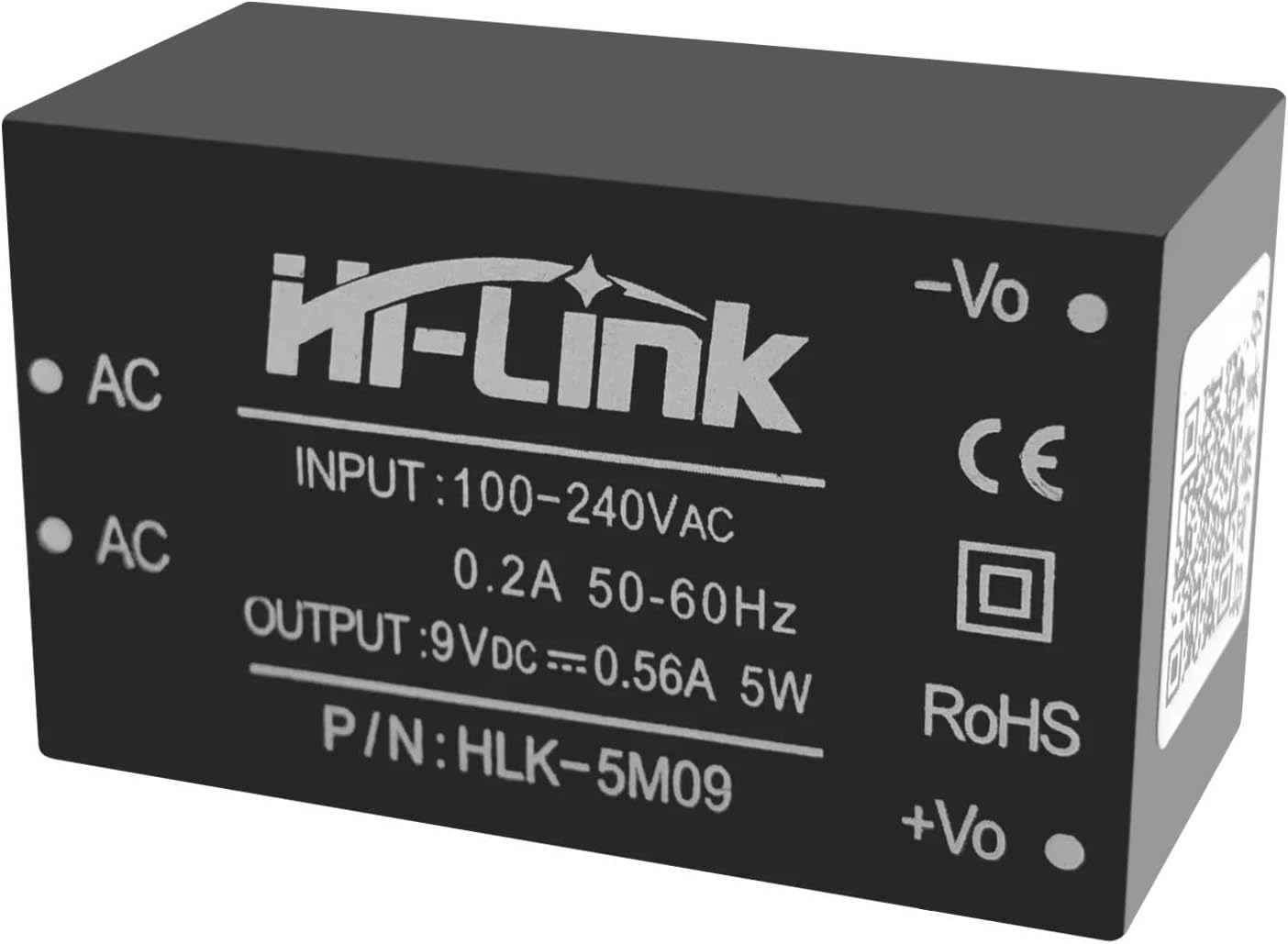10pcs/lot AC DC Converter Isolated Power Supply HLK-5M09 Intelligent Module 5W 9V 560mA