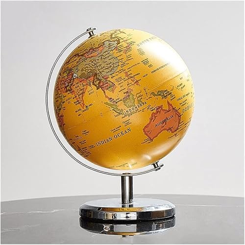 KRXSOBNV Globe, 360° Rotating Earth Geographic Retro Clear Text Marking(F 14cm)